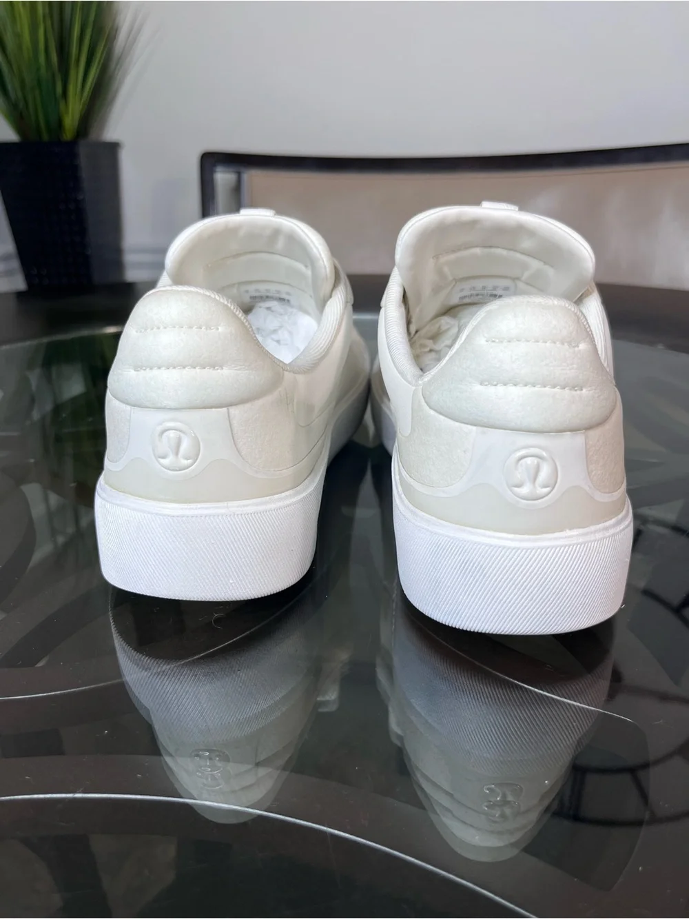 Lululemon Men's Cityverse Sneakers White Leather Sz 12
